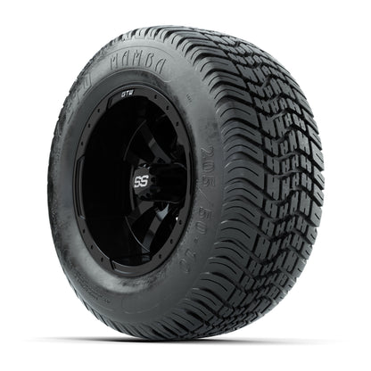 Set of (4) 10 in GTW Storm Trooper Wheels with 205/50-10 Mamba Street Tires