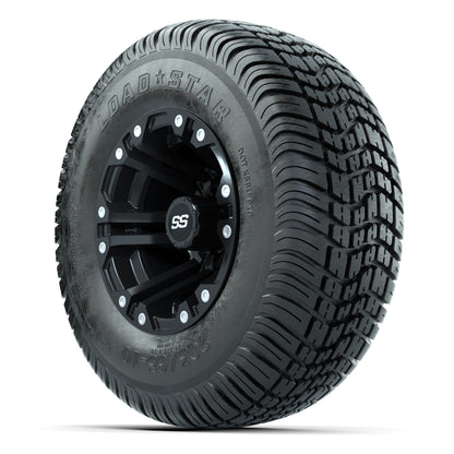 GTW Specter Matte Black 10 in Wheels with 205/65-10 Kenda Load Star Street Tires – Full Set