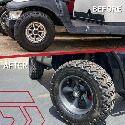 GTW Godfather Black 12 in Wheels with 23x10.00-12 Rogue All Terrain Tires – Full Set