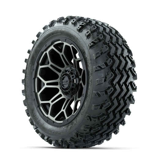 GTW Bravo Bronze/Black 14 in Wheels with 23x10.00-14 Rogue A - 3/4 view