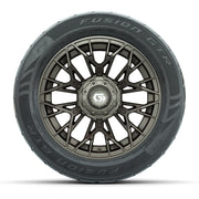 GTW® Stellar Matte Bronze 14 in Wheels with 255/45-R14 Fusio - front view