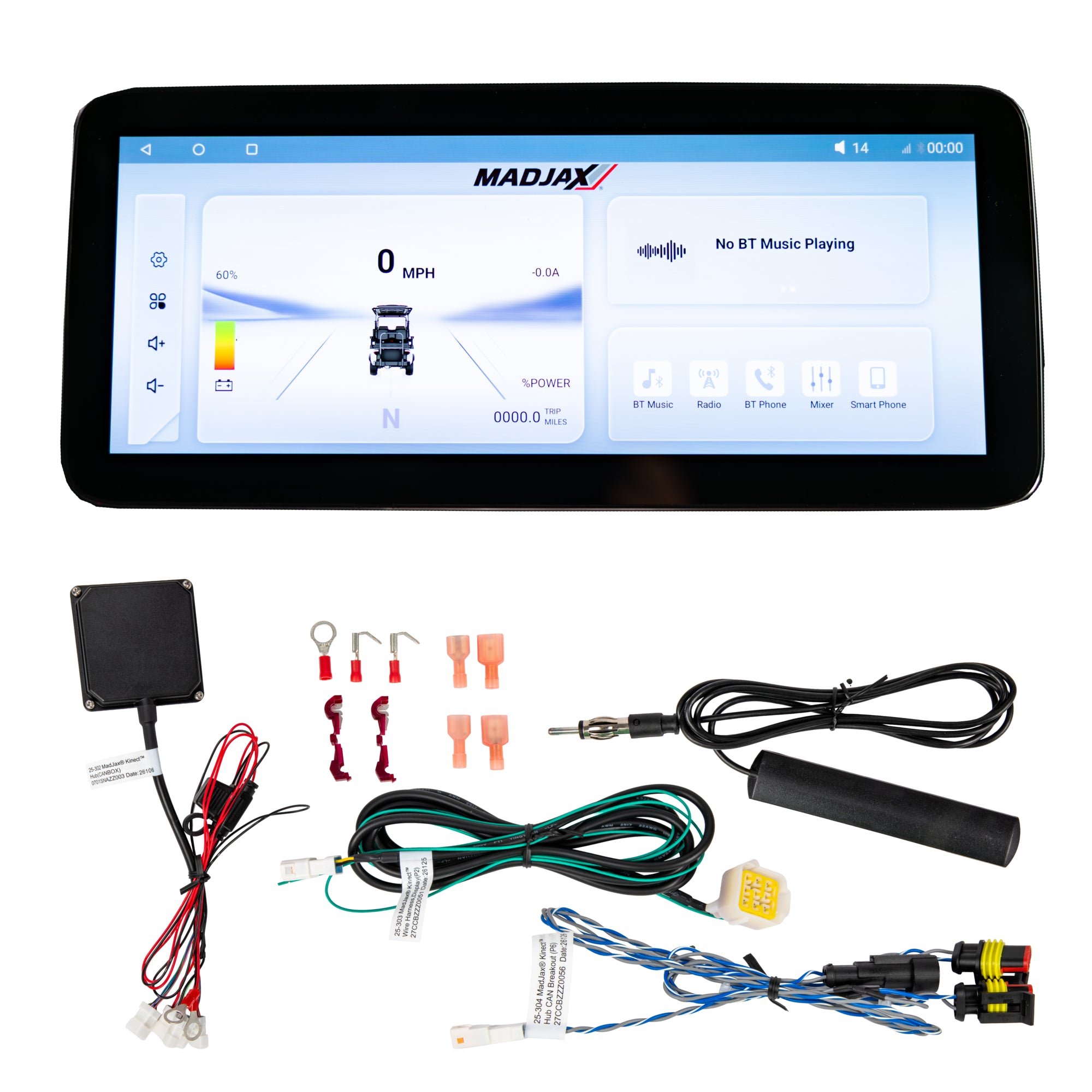 MadJax® Kinect™ 12.3” Display Screen with Hub and Wire Harne