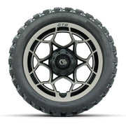 GTW® Nexus Black with Bronze Face 14 in Wheels with 23X10-R1 - front view