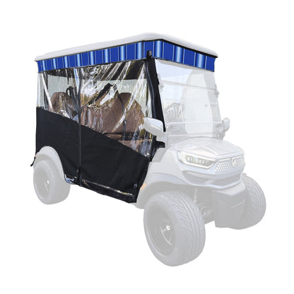 RedDot Black/Pacific Blue Fancy Single Track Enclosure for MadJax® Ascent with 4-Forward Facing Seats
