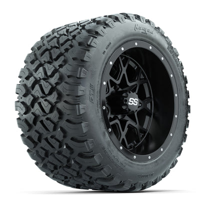 Set of (4) 12 in GTW Vortex Wheels with 20x10-R12 GTW Nomad All-Terrain Tires