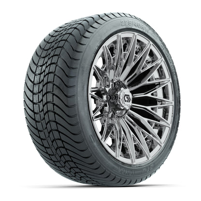 GTW Blur Chrome 16 in Wheels with 225/40-R16 Mamba Street Tires – Full Set
