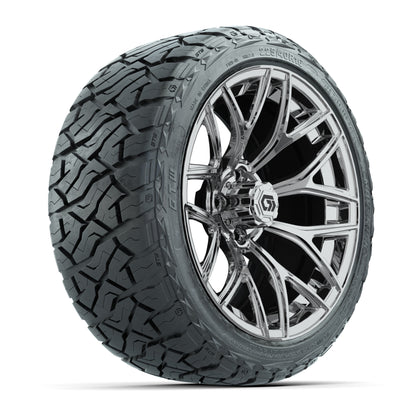 GTW Monaco Chrome 16 in Wheels with 225/40-R16 Maverick Hybrid Tires – Full Set
