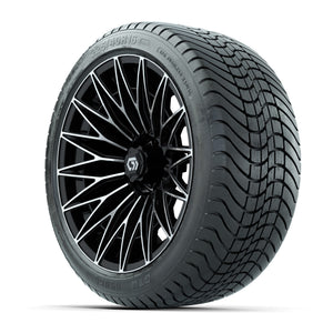GTW Blur Black/Machined 16 in Wheels with 225/40-R16 Mamba Street Tires – Full Set