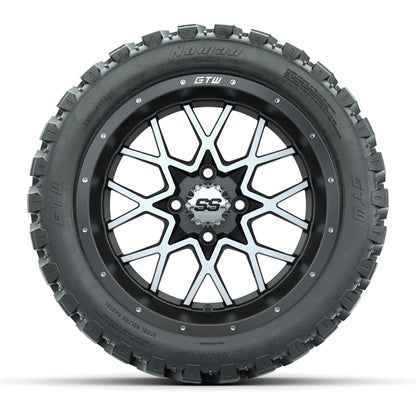 GTW® Vortex 2 Matte Gray//Machined 14 in Wheels with 23X10-R - front view