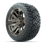 GTW Graffiti Satin Bronze/Black 14 in Wheels with 23x10.00-R - 3/4 view
