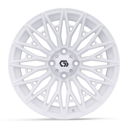 Blur 16 inch GTW golf cart wheel - Gloss White