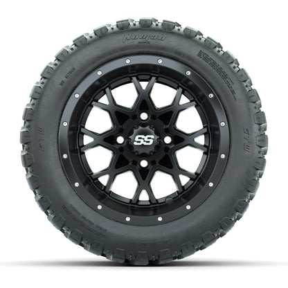 Set of (4) 12 in GTW Vortex Wheels with 20x10-R12 GTW Nomad All-Terrain Tires