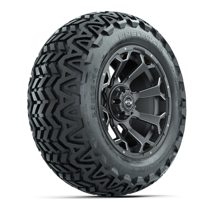 Set of (4) 14 in GTW Raven Wheels with 23x10-14 GTW Predator All-Terrain Tires