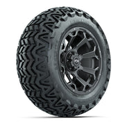 Set of (4) 14 in GTW Raven Wheels with 23x10-14 GTW Predator All-Terrain Tires