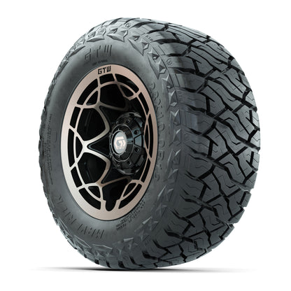 GTW Nexus Black/Bronze 12 in Wheels with 23x10.00-R12 Maverick All-Terrain Tires – Full Set