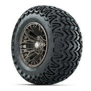 Set of (4) 12 in GTW® Stellar Matte Bronze Wheels with 23x10.5-12 Predator All-Terrain Tires