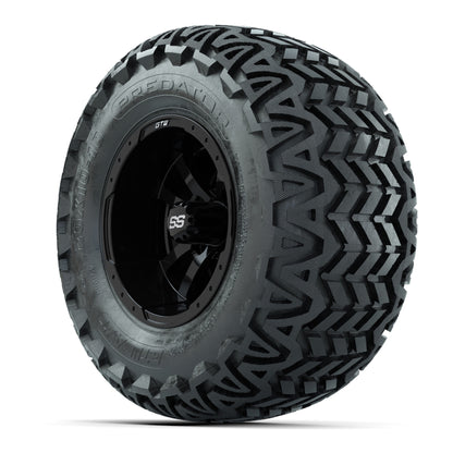 GTW Storm Trooper Black Wheels with 20in Predator A-T Tires - 10 Inch