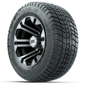 Set of (4) 10 in GTW Specter Wheels with 205/50-10 Kenda Pro Tour Tires