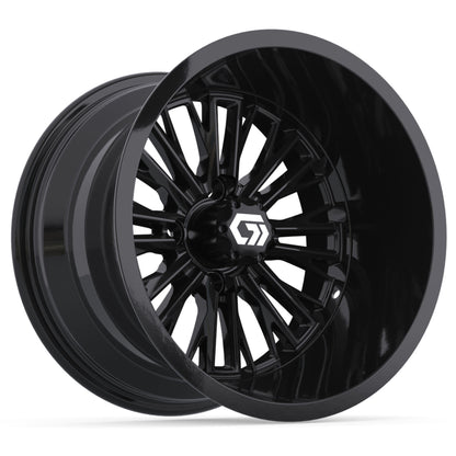 Viper Ultra-Wide 14 inch GTW golf cart wheel - Glossy Black