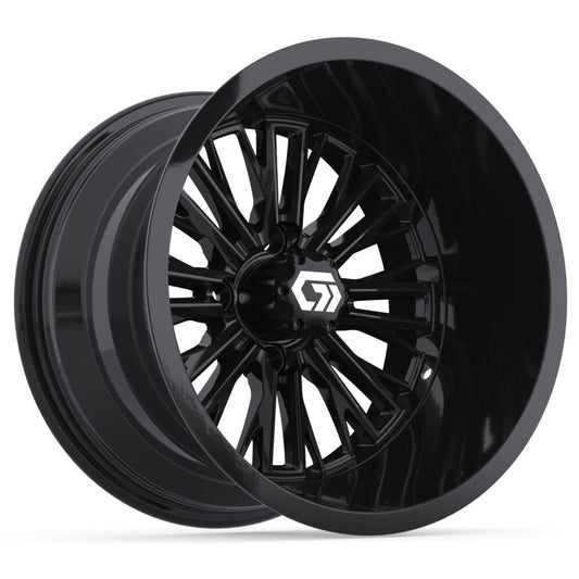 Viper Ultra-Wide 14 inch GTW golf cart wheel - Glossy Black