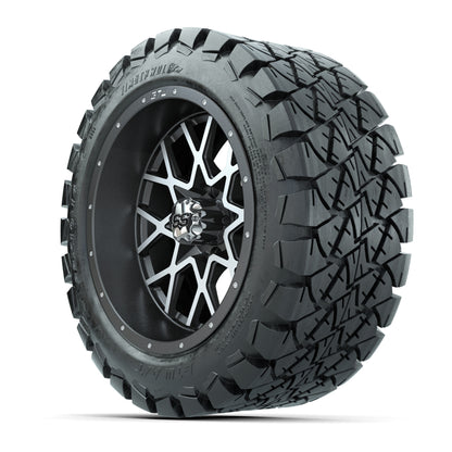 Set of (4) 14 in GTW Vortex Wheels with 22x10-14 GTW Timberw - 3/4 view
