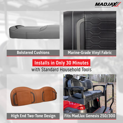 MadJax® Genesis 250/300 Caramel Commander Rear Seat Cushions