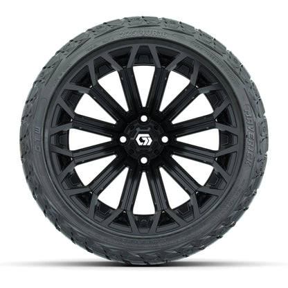 GTW Phantom Gloss Black 16 in Wheels with 225/40-R16 Maverick Hybrid Tires – Full Set