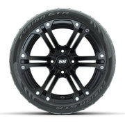 Set of (4) 14 in GTW Specter Wheels with 225/30-14 Mamba Str - front view