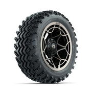 GTW® Nexus Black/Bronze 14 in Wheels with 23X10.00-14 Rogue All-Terrain Tires – Full Set