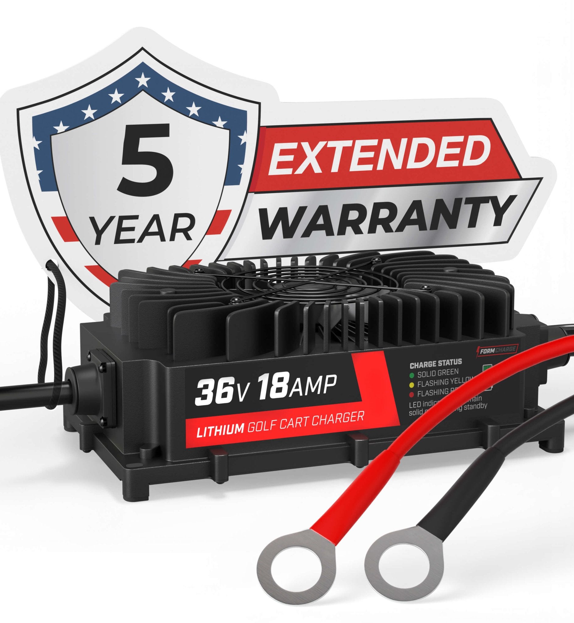 FORM 36V Lithium Golf Cart Charger - 43.8 Volt Output