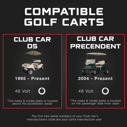 Club Car 48V Golf Cart Charger - Precedent & DS - Lead Acid - PRO VERSION