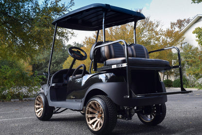 MODZ® 14" Bomber Matte Bronze Wheels & Street Tires Combo (Odyssey Tesseract Steel Belted Radial 215/50-14)