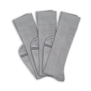 Greyson 3-Pack - Grey Dress Socks