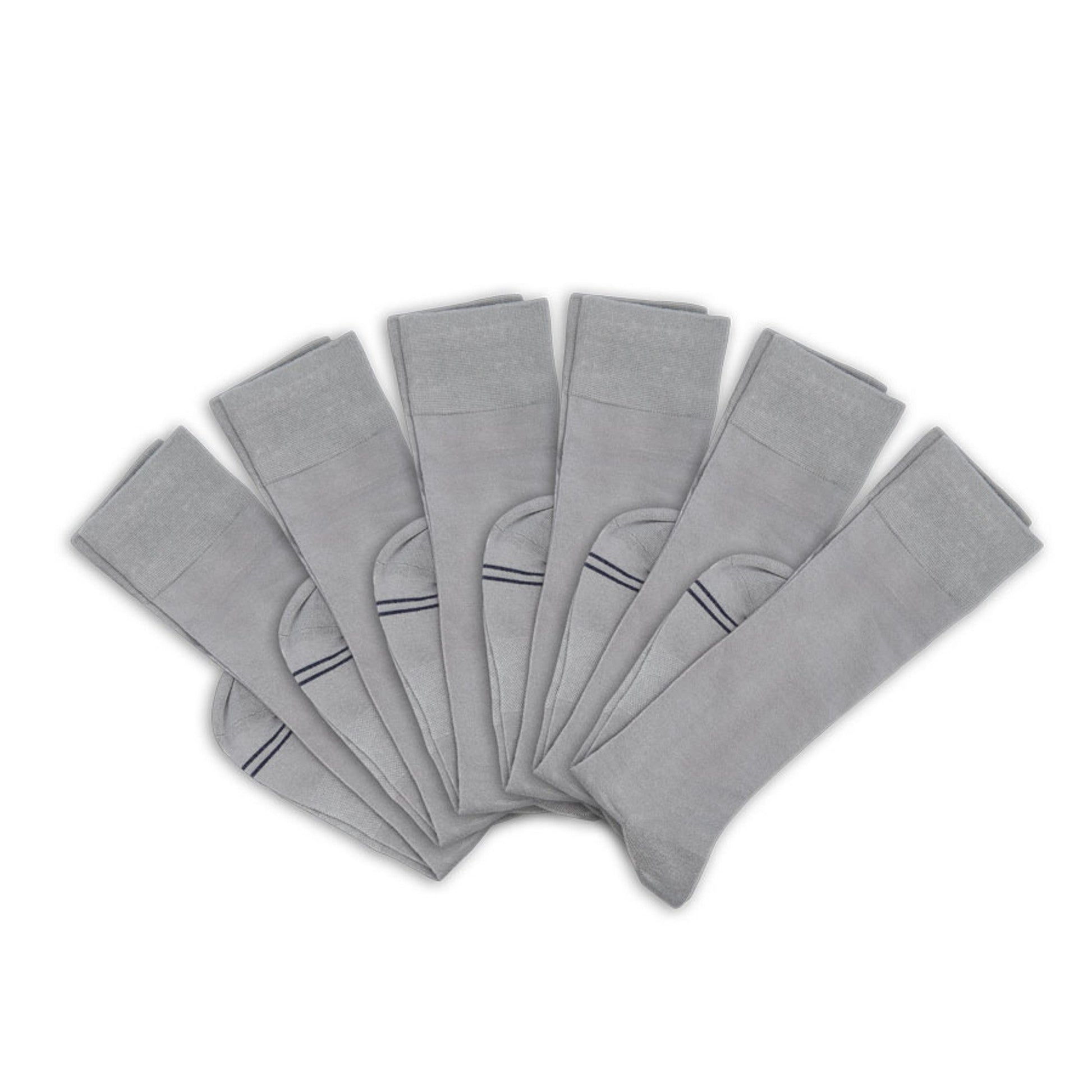 Greyson 6-Pack - Grey Dress Socks