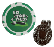 “I’d Tap That” Golf Ball Marker Poker Chip