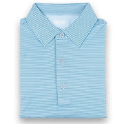 Light Blue Stripe Men's Polo