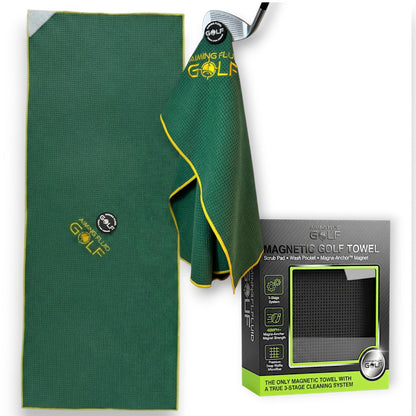 Magna-Anchor™ Magnetic Golf Towel – The 40 (16×40)