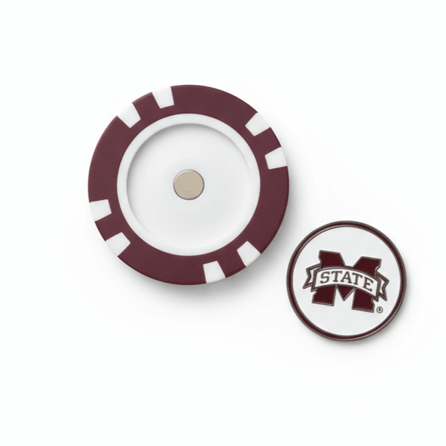 Officially Licensed Mississippi State Bulldogs Poker Chip Ball Marker