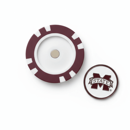 Officially Licensed Mississippi State Bulldogs Poker Chip Ball Marker