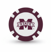 Officially Licensed Mississippi State Bulldogs Poker Chip Ball Marker