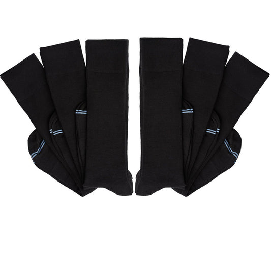 Nyx 6-Pack - Black Dress Socks