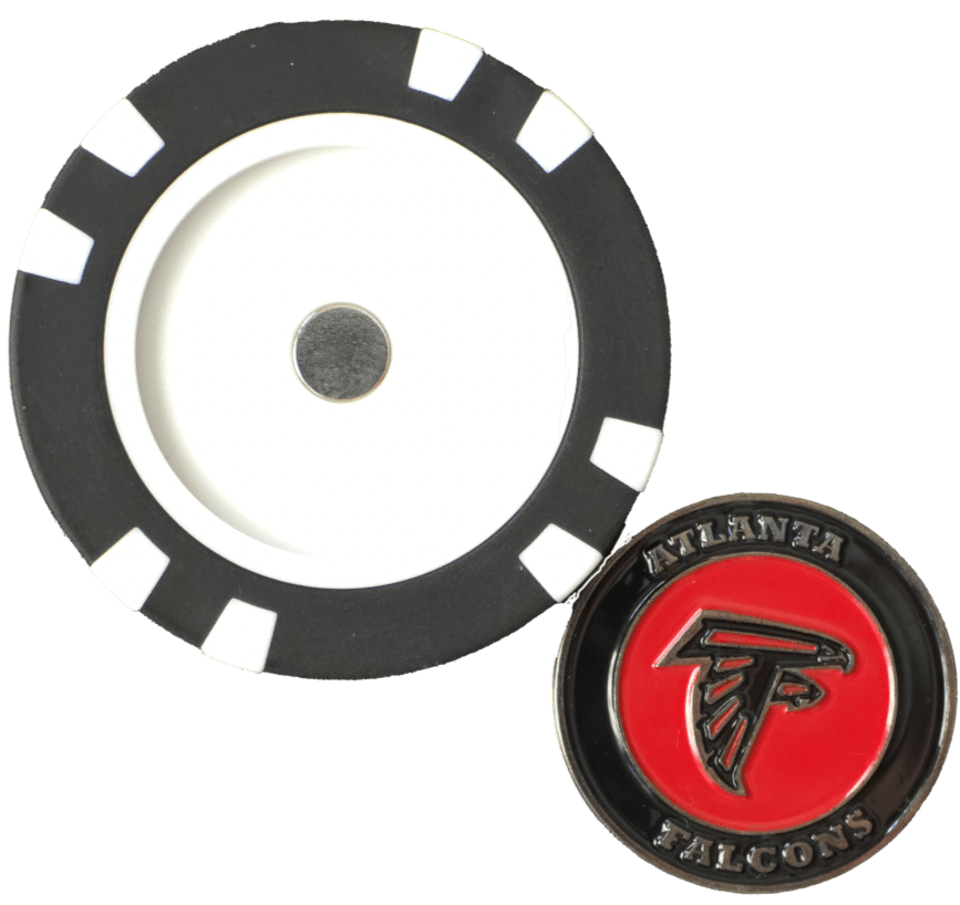 Officially Licensed Atlanta Falcons Poker Chip Ball Marker
