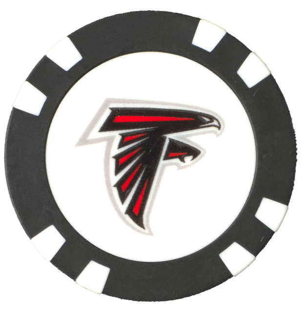 Officially Licensed Atlanta Falcons Poker Chip Ball Marker