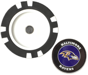 Officially Licensed Baltimore Ravens Poker Chip Ball Marker