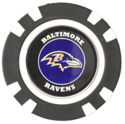 Officially Licensed Baltimore Ravens Poker Chip Ball Marker