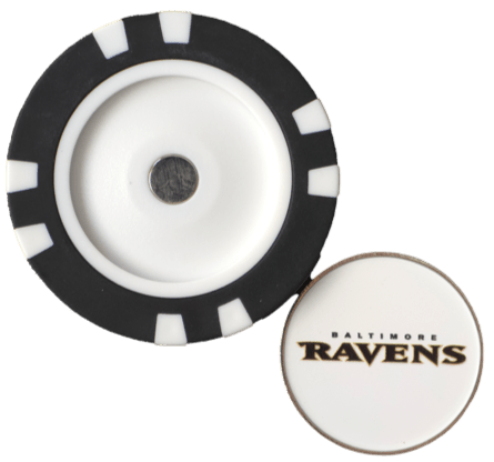 Officially Licensed Baltimore Ravens Poker Chip Ball Marker