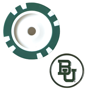 Officially Licensed Baylor Bears Poker Chip Ball Marker