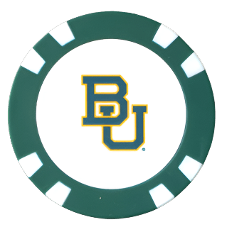 Officially Licensed Baylor Bears Poker Chip Ball Marker