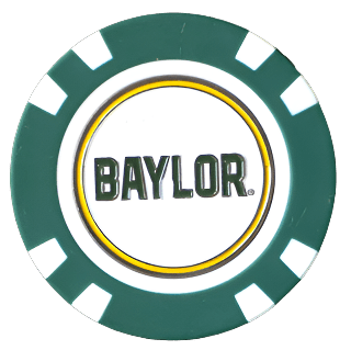 Officially Licensed Baylor Bears Poker Chip Ball Marker