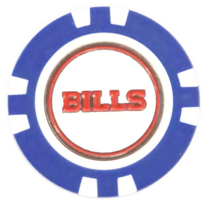 Officially Licensed Buffalo Bills Poker Chip Ball Marker